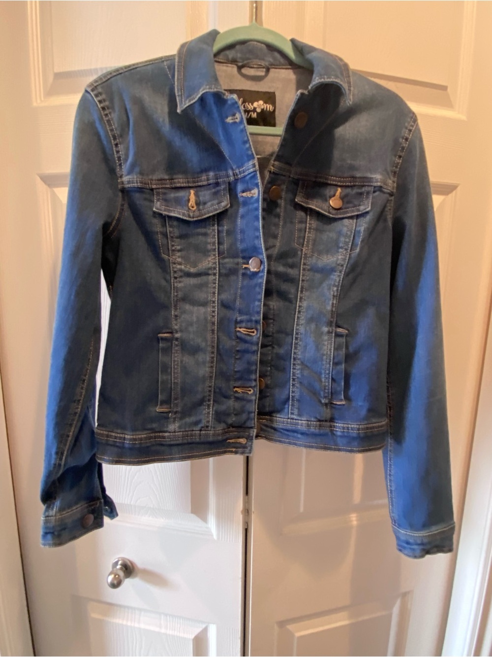 Women's Blossom Denim Jacket - Blue Jean Jacket